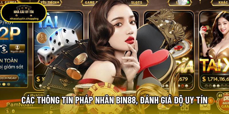 Các thông tin pháp nhân Bin88, đánh giá độ uy tín