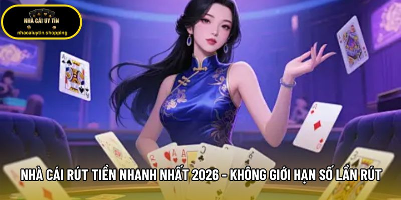 Nhà cái rút tiền nhanh nhất 2026 - Không giới hạn số lần rút
