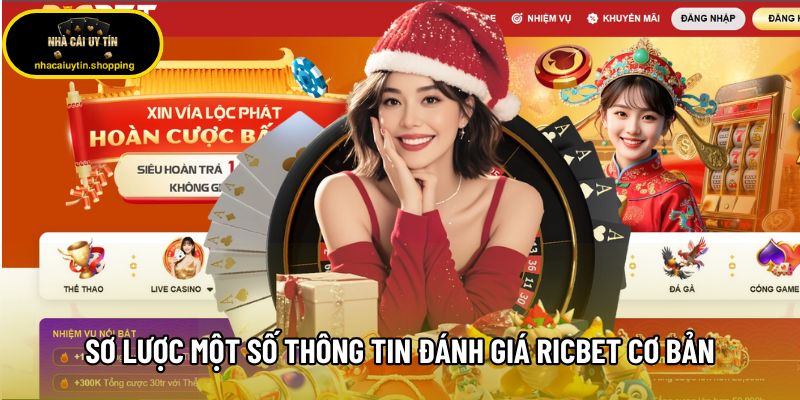 Sơ lược một số thông tin đánh giá Ricbet cơ bản