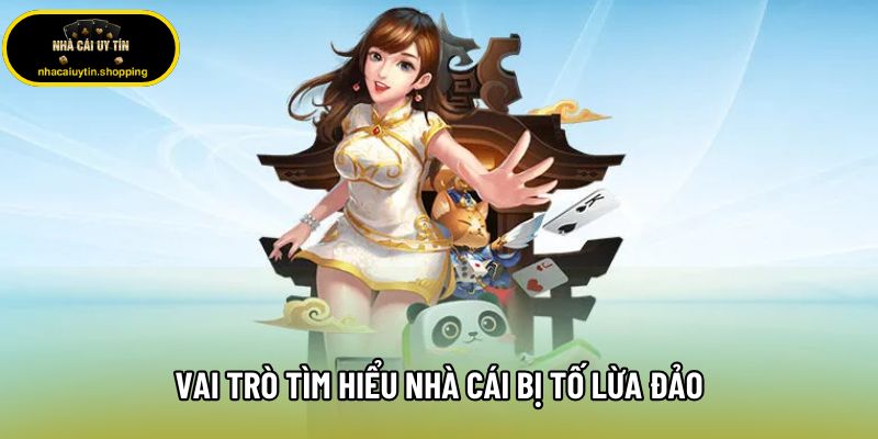 Vai trò tìm hiểu nhà cái bị tố lừa đảo